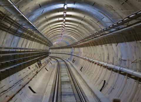 completed elizabeth line track