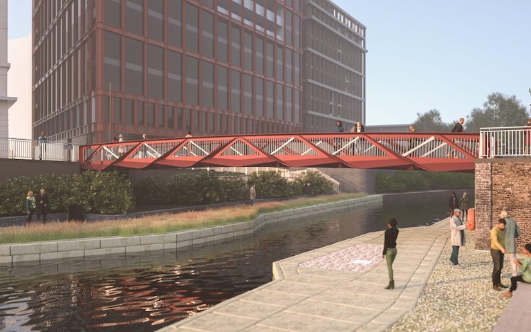 Kings Cross Bridge Pancras Square Coal Drop Yard