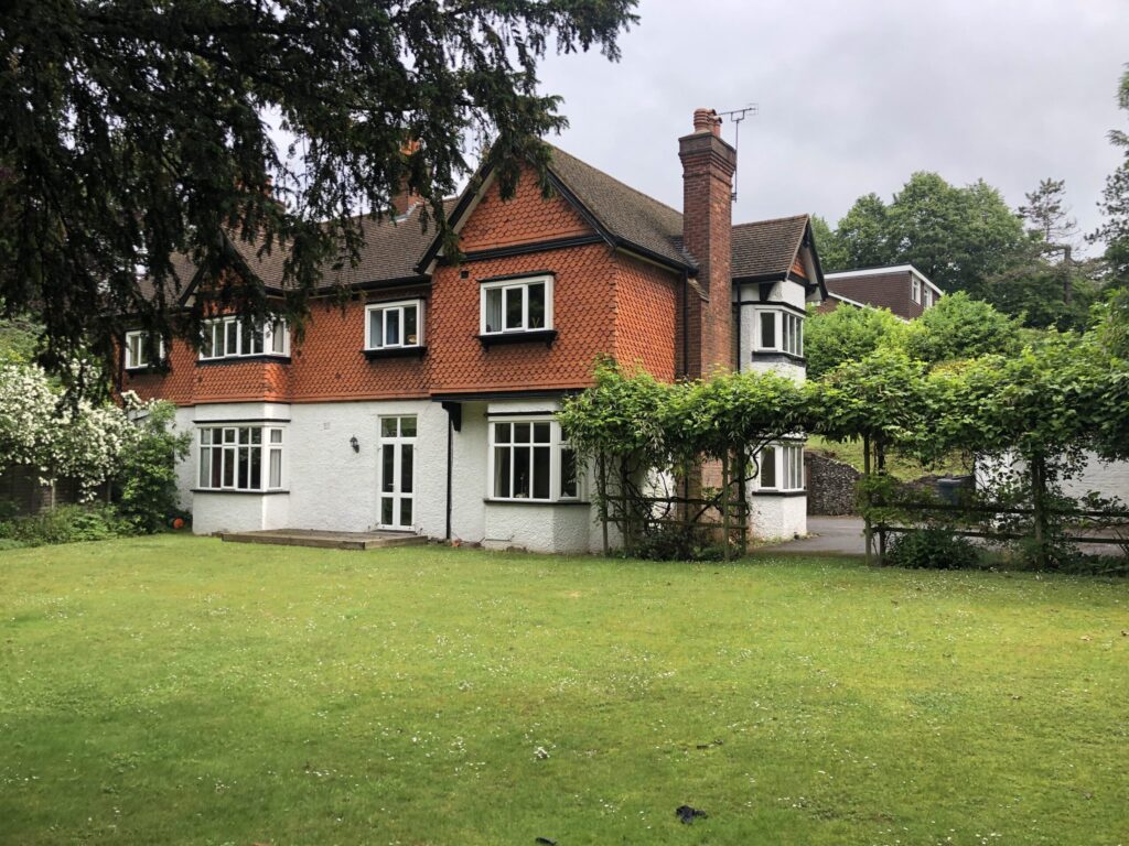 Detached house in Purley with planning consent for a development comprising 9 apartments