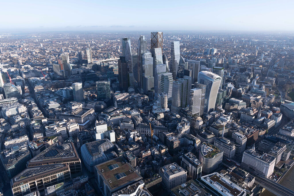 City of London skyline 2030