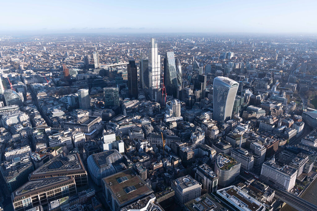 City of London skyline current 2023