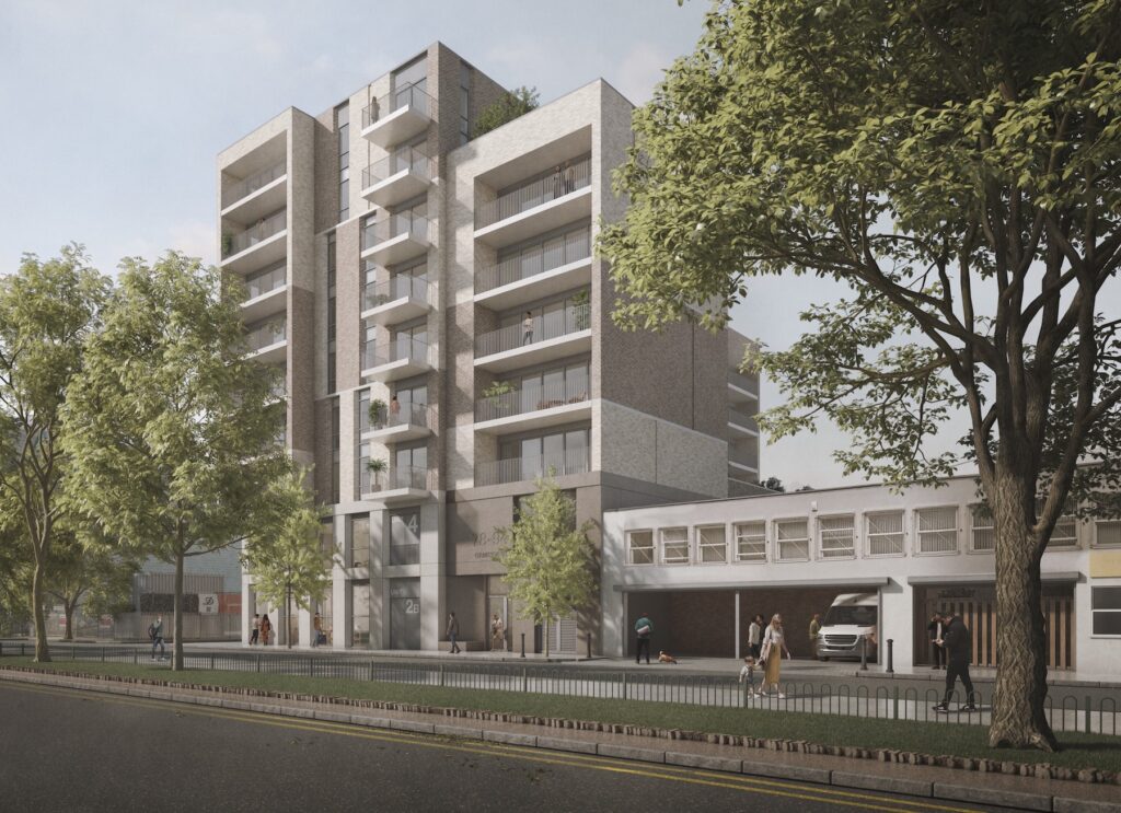 Vacant building in Southwark with planning for 49 residential units