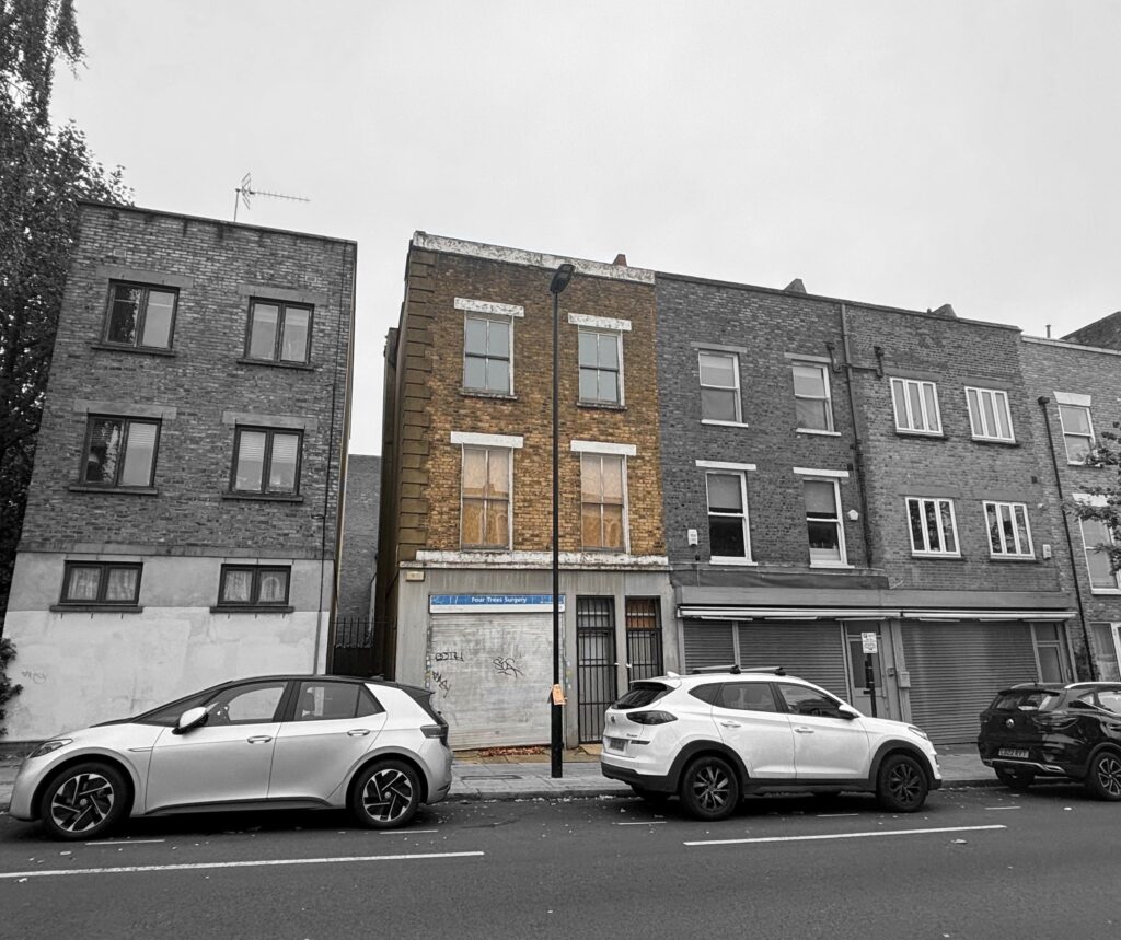 Former doctor’s surgery in Kentish Town with pending planning for apartments