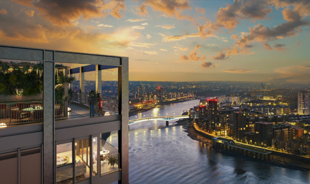 Construction begins on The HiLight, a £140M Battersea waterfront tower by Ghelamco UK