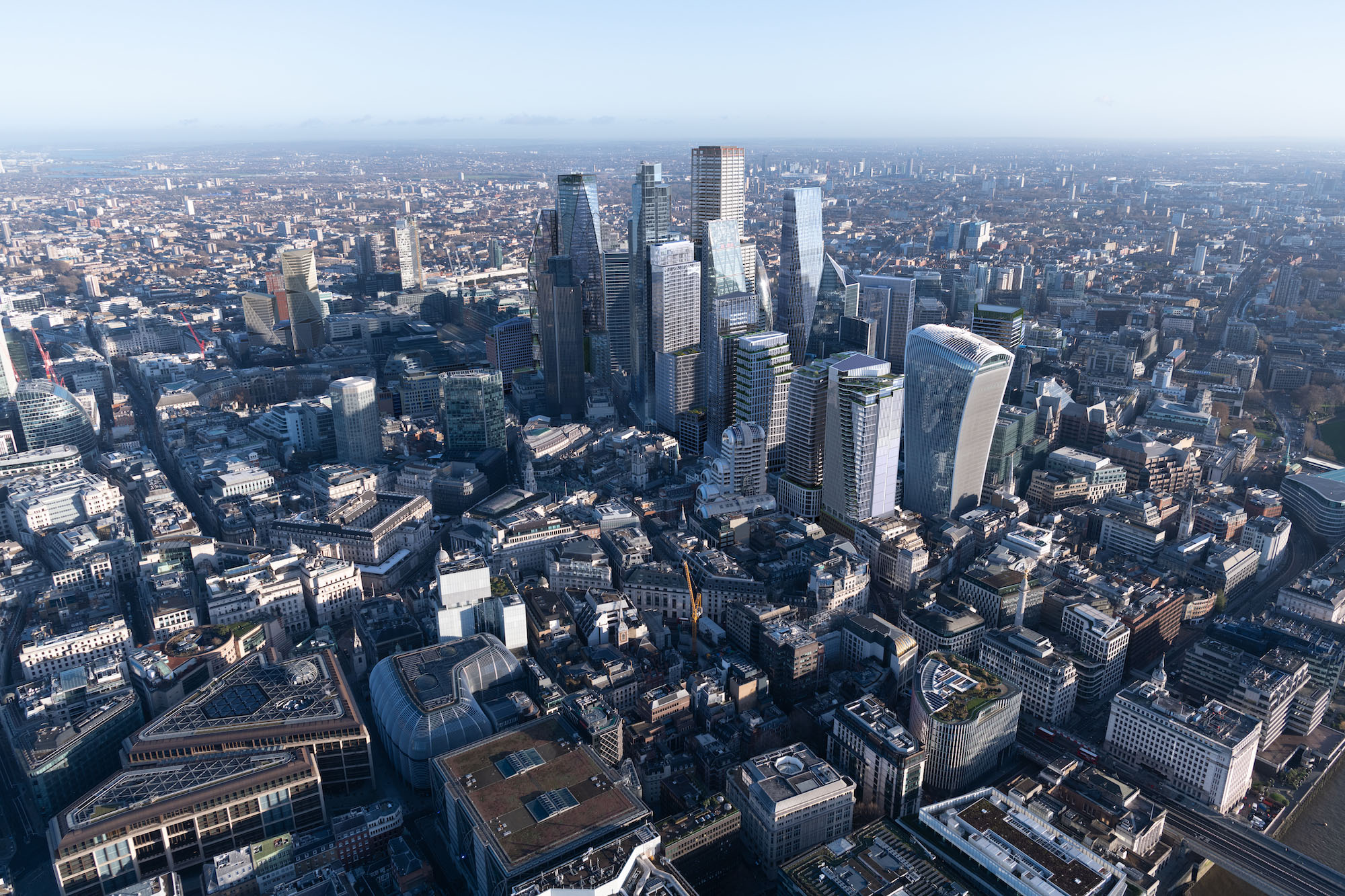 City of London future view 2025